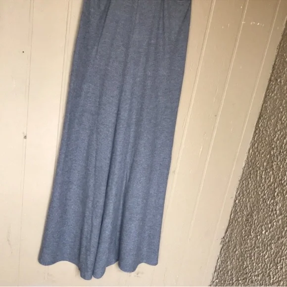 Johnny Was Calme throw on cozy Gray Sleeveless Midi Dress